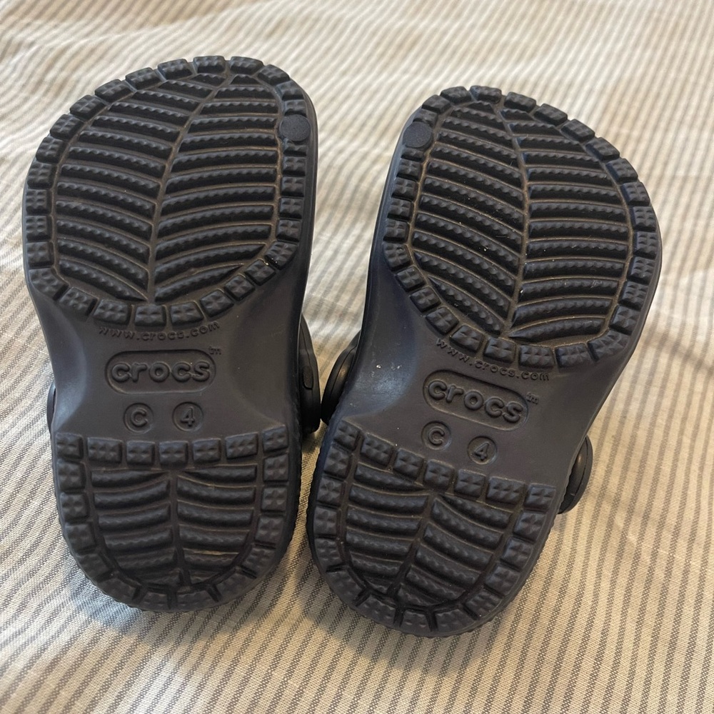 Navy blue crocs, infants 4 - Picture 3 of 3